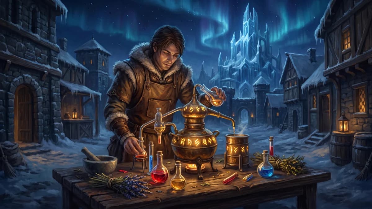 Алхимия 375–450 в WotLK: рунические зелья, настои и исследование рецептов