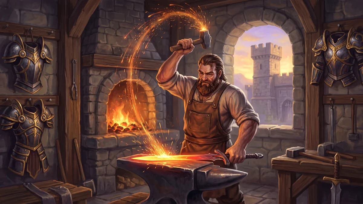 Кузнечное дело 1–300 в WoW Classic: маршрут прокачки и закупка слитков