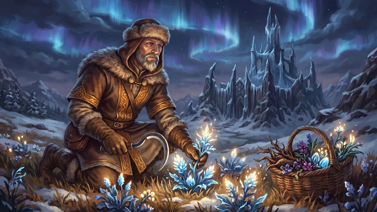 Травничество 375–450 в WotLK: маршруты Нордскола и Морозный лотос