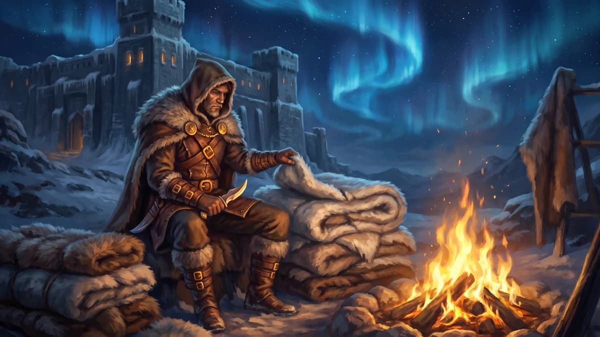 Снятие шкур 375–450 в WotLK: борейская кожа, арктический мех и четыре редких рынка