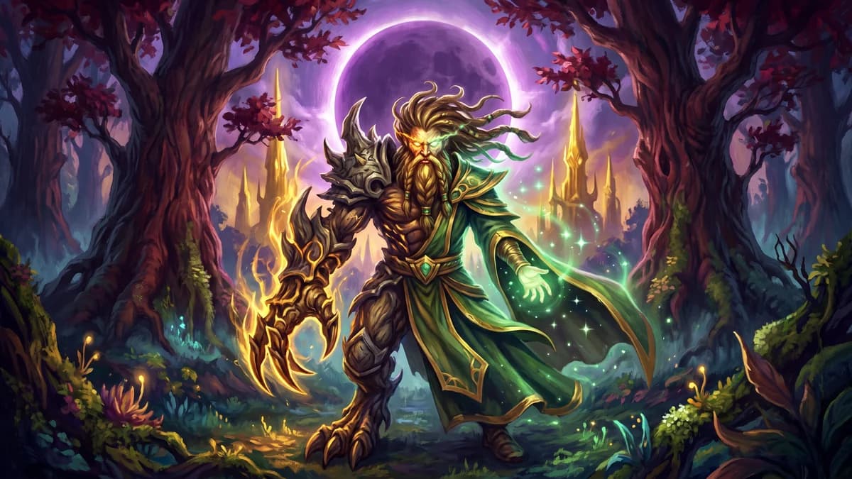 Друид в WoW Midnight 2026: гайд по Балансу, Силе зверя, Стражу и Исцелению