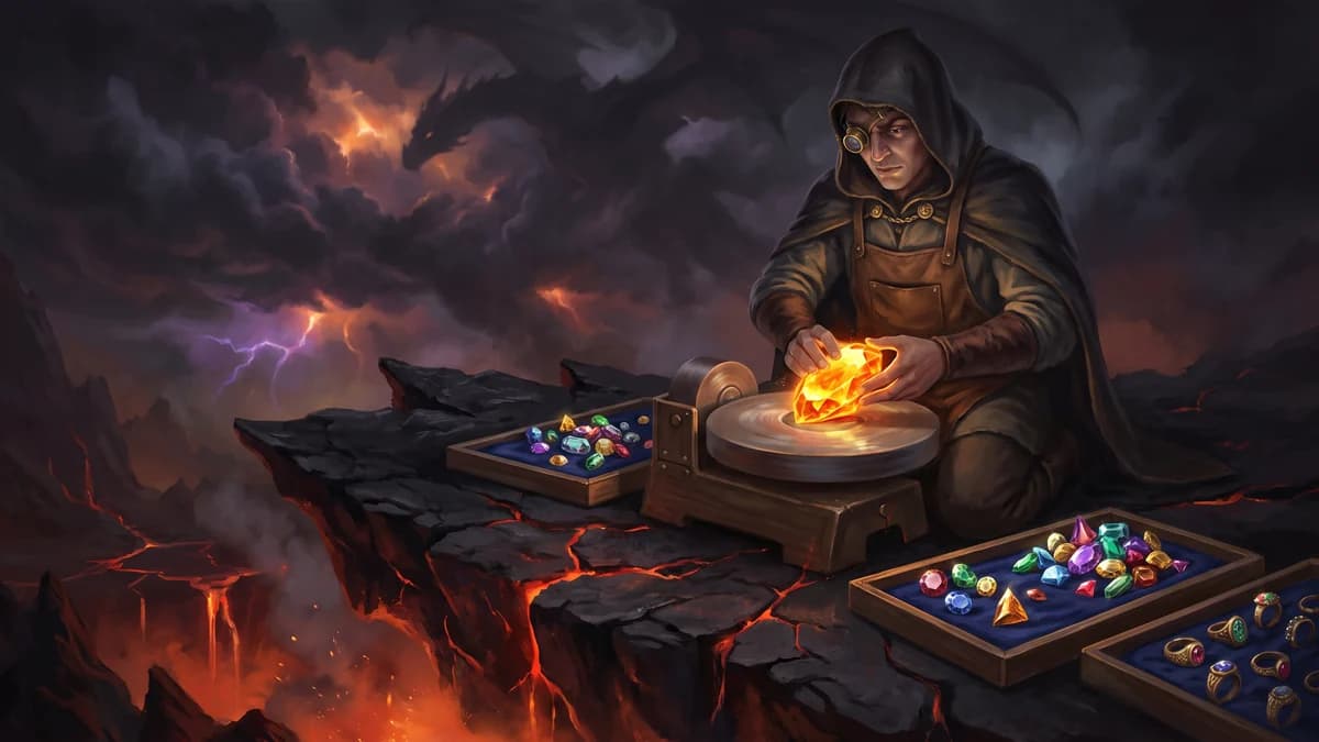 Ювелирное дело 450–525 в Cataclysm: просеивание, жетоны и Огненная призма