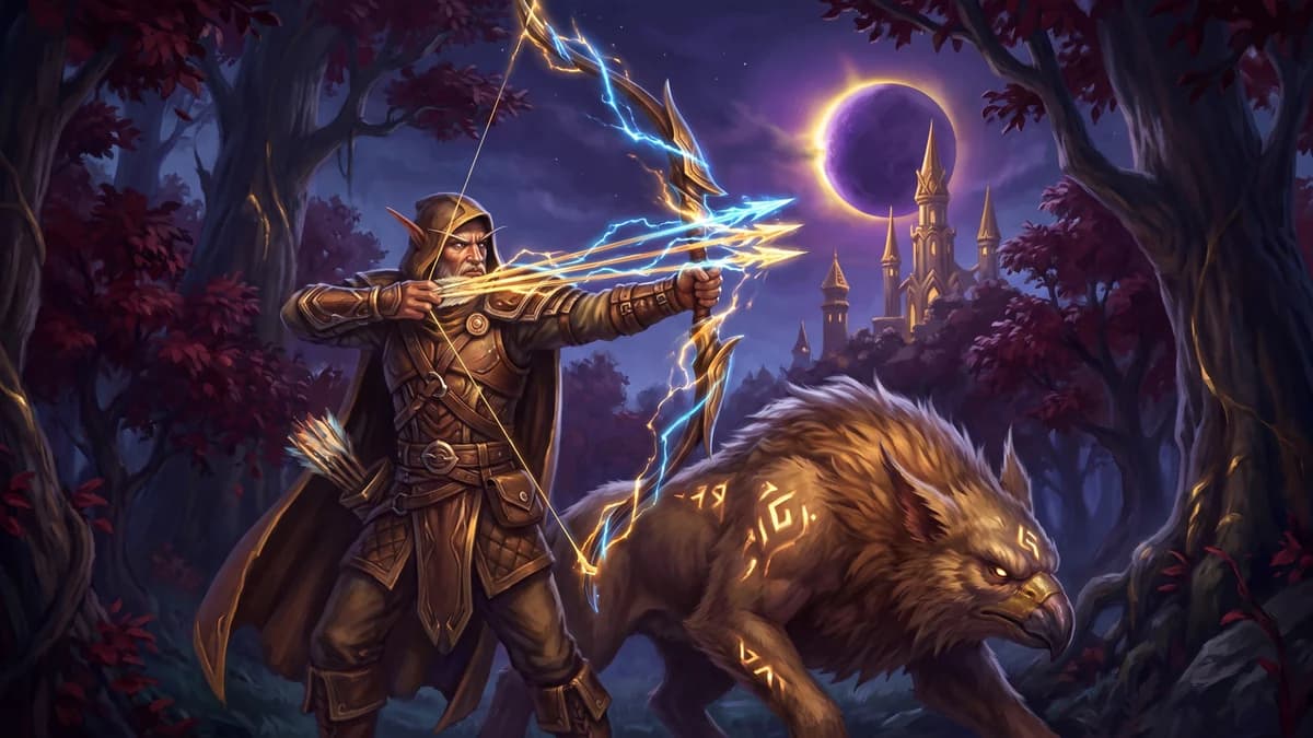 Охотник в WoW Midnight 2026: Повелитель зверей, Стрельба и Выживание