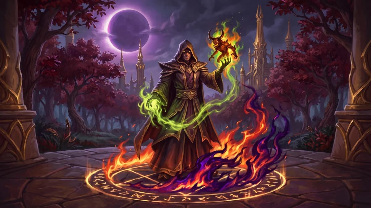 Чернокнижник в WoW Midnight 2026: Колдовство, Демонология и Разрушение
